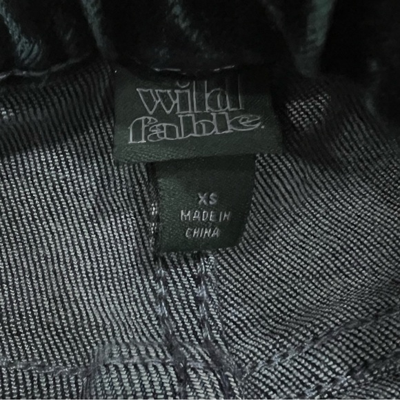 WILD Fable High Rise Green Acid Wash Jean Shorts - XS - Picture 5 of 5